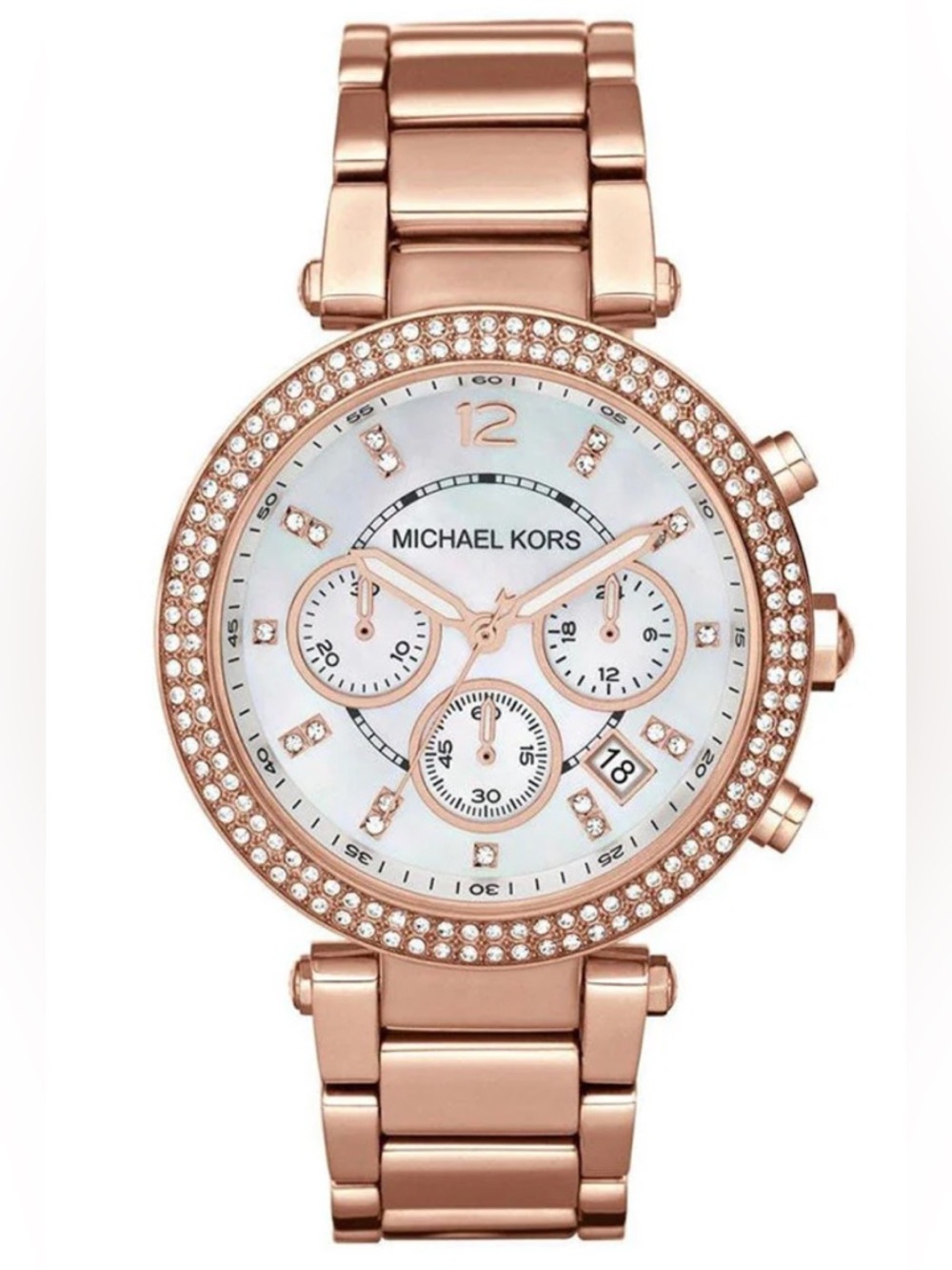 Michael Kors MK5491 Parker Chronograph Rose Gold-tone Women's Watch